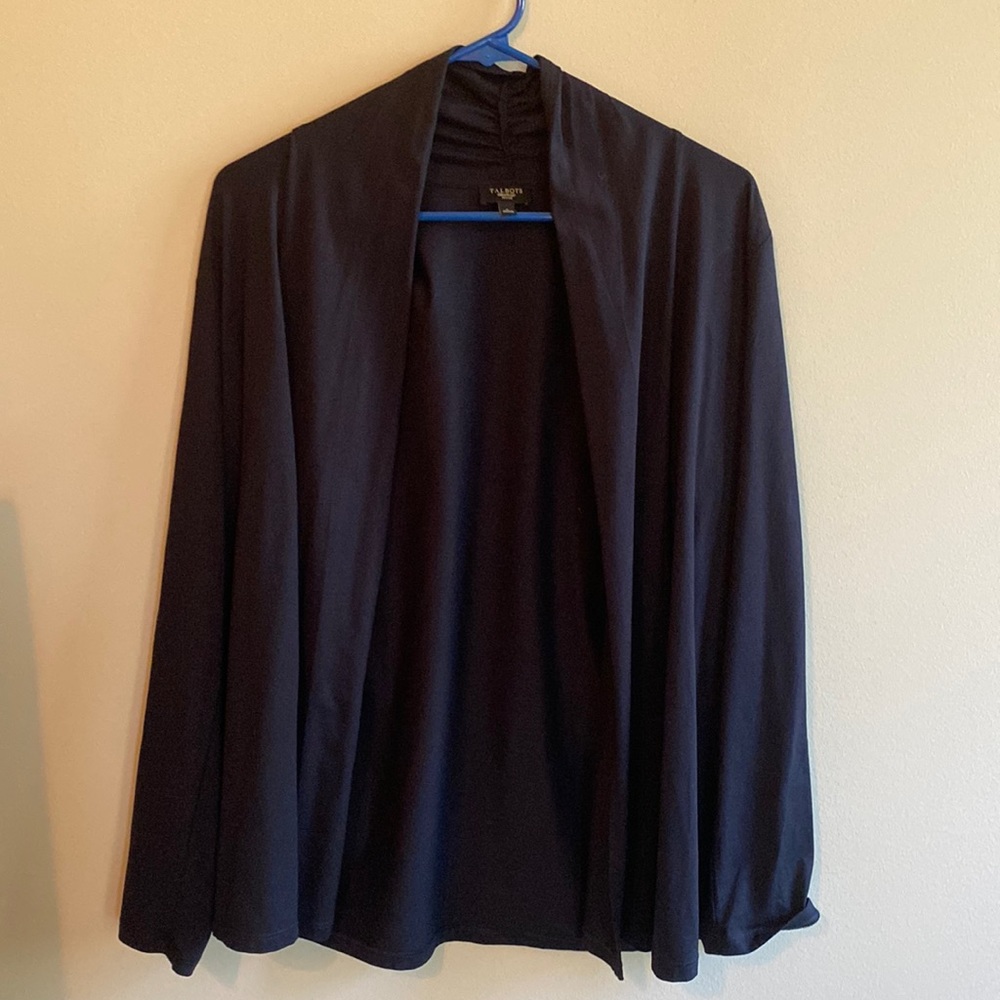 Talbots Open Cardigan